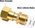 Pressure Washer Swivel Joint, Metric M22 14mm Thread, 3000 PSI, Kink Free Gun To Hose Fitting...
