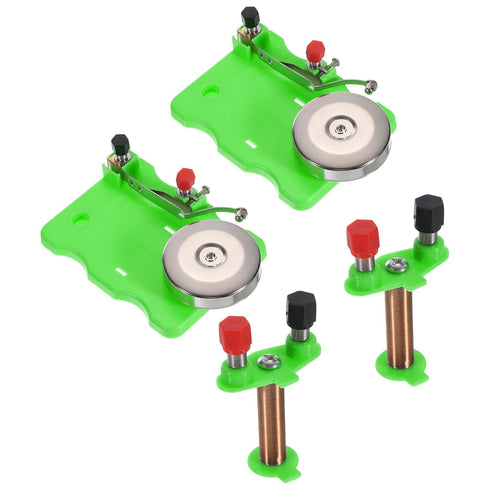PATIKIL Physical Experiment Set, 2 Set Electric Bell Magnetism Experiment Kits Electromagnet Labs Induction for Educational Learning Teaching, Gre...
