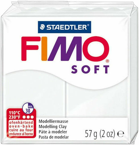FIMO Soft & Effect Polymer Oven Modelling Clay - 57g - Set of 4 - The Snow & Ice Collection...