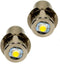 HQRP 2-Pack 3W 6-24V P13.5s Conversion Upgrade Bulbs Compatible with DeWalt DW908 DW919 DW906 DW918 DW904 DW902 DW904 DW9043 DW9083 DW9063 DW9023,...