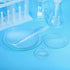 PATIKIL 50mm 90mm 120mm and 150mm Diameter Watch Glass, 1 Pack Beaker Cover Smooth Edges Chamfered Arc for Laboratory, Transparent...