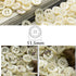 20 Pieces Genuine 11.5MM Mother of Pearl Buttons for Shirts Dresses Polo DIY Craft with 2.4MM Thickness MOP Shirt Buttons (White)...