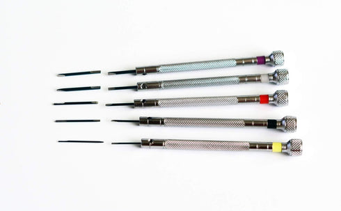 Screwdriver Set - 5 PCS Screwdrivers with 5 Extra Replace Blades for Watch Repair,Jewelry Work,Electronics Repair...