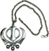 S,S Store Silver Colour Khanda For Car Rear Mirror(Car Hanging)...
