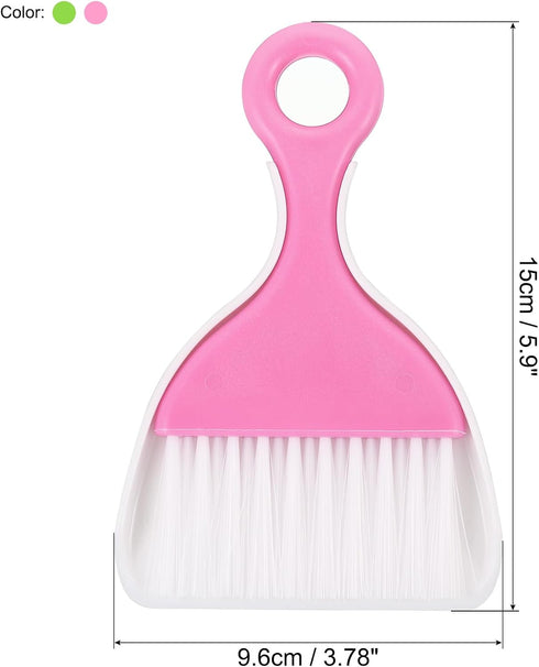 PATIKIL 5.9" x 3.78" Diamond Painted Brush with Funnel, 2 Set Plastic Diamond Painted Accessories Tools for DIY Art Craft, Green Pink...