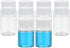 PATIKIL 10 Pcs 50ml Reagent Bottles, PET Wide Mouth Round Bottles with Screw Cap for Lab Water Reagent Liquids Solid Sample Storage Seal, Transpar...