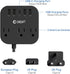 European Plug Adapter, Unidapt US to UK Europe Power Strip for EU/UK/US with USB C and 4 USB Ports, 3 AC Outlets, Wall Mountable, 5ft Extension Co...