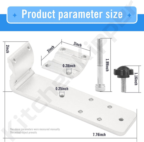 58182 Stow N' Go Grill Rail Mount Bracket For Any Kuuma Stow N' Go Bbq Grill, Fits Rv Boat Camping In/Outboard Can Be Used On 7/8" - 1-1/4" Round ...