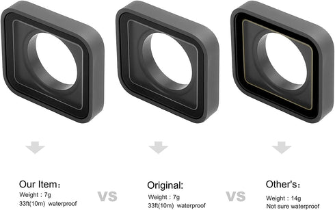 Lens Replacement for GoPro Hero 7 6 5 Black Action Camera Protective Waterproof Lens Mod Repair Parts Accessory...