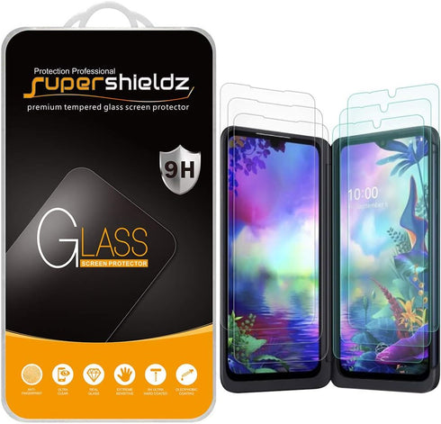 Supershieldz (3 Pack) Designed for LG G8X ThinQ Screen Protector (3 Tempered Glass Main Screen and 3 PET Dual Screen) Anti Scratch, Bubble Free...