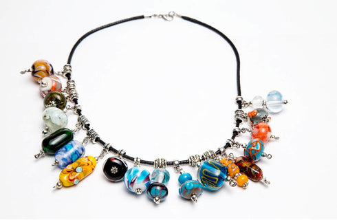 Selizo 50Pcs Necklace Cord Black Waxed Cotton Cord for Necklace Making and Bracelet Making...