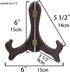 Artliving 6 inch wood-like Easels Plate Stand Holder Display Stands -Set of 2...