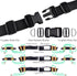 CooBigo 1 Inch Buckles Straps Set 6 Yards Black Nylon Webbing Strap 6 Pcs Quick Side Release Plastic Buckle Dual Adjustable 12pcs Tri-glide Slide ...