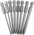 Mesee 8Pcs Long Cross Head Screwdriver Bits with 1/4 Inch Hex Shank, Magnetic Phillips Screwdriver Bit Set Screw Drill Bit Accessory Tool, 75mm Le...
