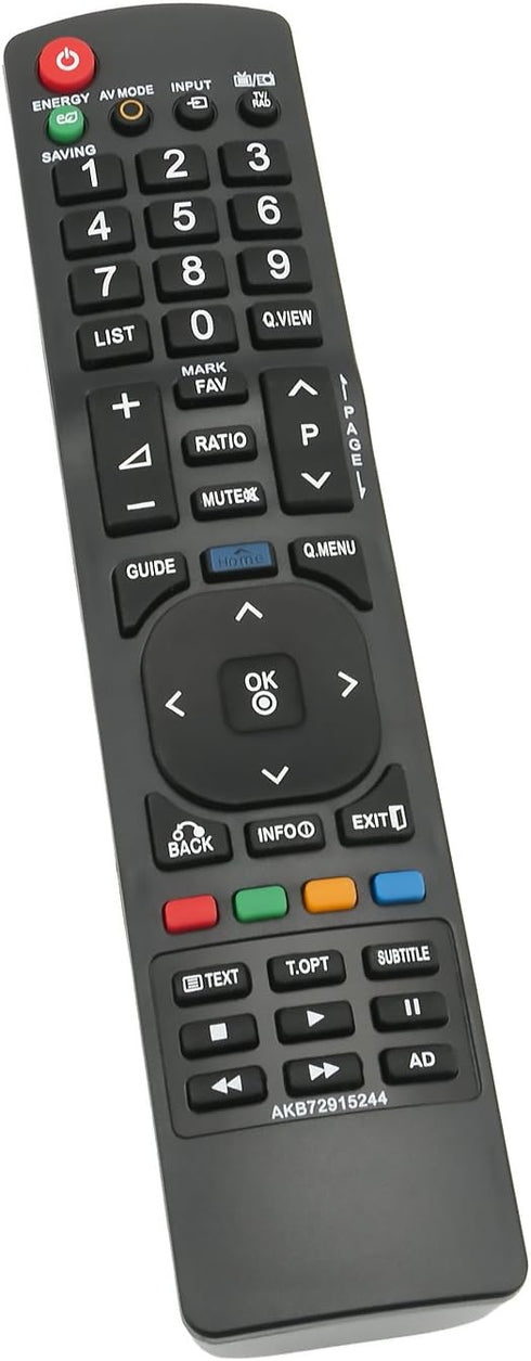 New AKB72915244 Replaced Remote Fit for LG TV 32LD450 37LD450 42LD450 47LD450 55LE5300 42LH3000 60LD550 47LD420 42LD550 46LD550 Subs for Remote AK...