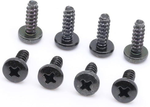 ReplacementScrews 1 Set of Metric Screws (Model RS-198132) Pan Head - Philips Drive - Black Plated (Pack of 8)...