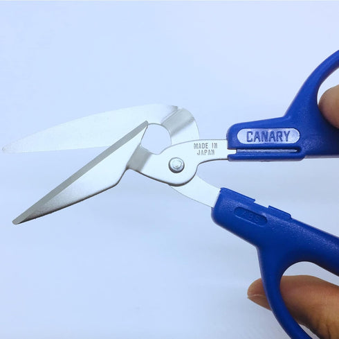CANARY Milk Carton Scissors 6.7" Angled Craft Scissors for Milk Box, Paper Packaging, Cardstock, Paperboard, Made in JAPAN...