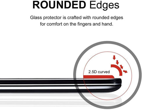 Supershieldz (2 Pack) Designed for Huawei (P30 Pro) Tempered Glass Screen Protector, (Full Cover) (3D Curved Glass) Anti Scratch, Bubble Free (Bla...