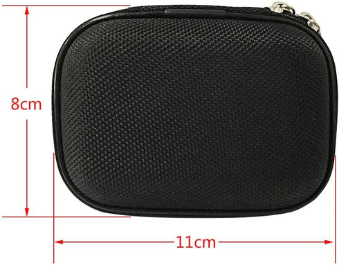 Earphone Case Portable Oxford Bag Holder with Two-Way Zipper for IEM, Earmold, Hearing Protector and Most Earphones...