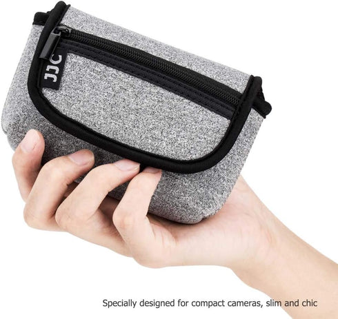 JJC Compact Camera Case Travel Pouch Sleeve for Sony ZV-1 II ZV1II ZV1F ZV-1F ZV1 RX100 VII VI VA Canon G7X G5X G9X SX740 Olympus TG-7 TG-6 TG-5 T...