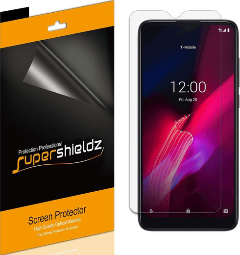 Supershieldz (6 Pack) Designed for T-Mobile Revvl 4 Screen Protector, High Definition Clear Shield (PET)...