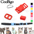 CooBigo 10sets Cat-Head Safety Breakaway Buckle Tri-glide Slider Buckles D ring Belt Loop keeper for DIY Cat Collar Accessory...
