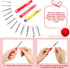12 Sizes 2.0 mm to 8 mm Crochet Hooks Set, 3 Pcs Soft Grip Ergonomic Interchangeable Handle Crochet Hooks Beginner Knitting Kit Gift for DIY Craft...