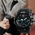 Men's Watches Sports Outdoor Waterproof Military Tactical Watch Date Multi Function LED Alarm Stopwatch Watches for Men...