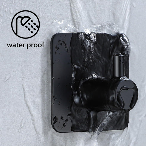 YIGII Adhesive Hooks/Towel Hook - Wall Hooks Stick on Hooks Heavy Duty for Hanging Towels/Coat/Hat/Bag in Bathroom, Bedroom, Dorm, SUS-304 Stainle...