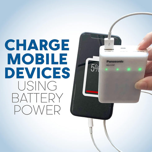 Panasonic BQ-CC87ABBA eneloop Advanced Individual Battery Charger with Portable Charging Technology, White......
