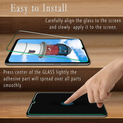 (2 Pack) Designed For Samsung Galaxy A23 / Galaxy A23 5G Tempered Glass Screen Protector, Anti Scratch, Bubble Free, Case Friendly...