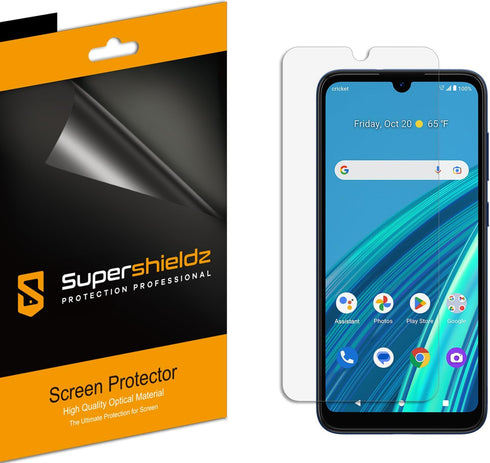 Supershieldz (3 Pack) Designed for Cricket Debut S2 / AT&T Calypso 4 Screen Protector, High Definition Clear Shield (PET)...