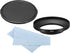 PATIKIL 82mm Lens Hood, Wide Angle Matte Surface Anti-reflective Inside Hood with Cap and Cleaning Cloth for Camera Lens, Black for Nikon, for Fuj...