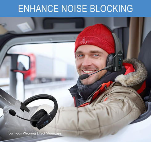 Ear Pads Replacement for B450-XT Bluetooth Headset, Mod Kit Ear Cushions Cups Compatible with VXI BlueParrott B450-XT B450XT S450-XT Headset, Leat...