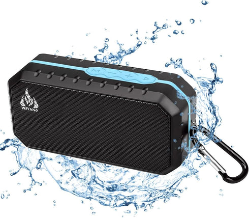 Portable Bluetooth Speaker,IP65 Waterproof Wireless Speaker,Wireless Outdoor Bluetooth Speakers,Bluetooth 5.0,Built in micSupport Micro SD/TF Card...