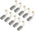 PATIKIL Carbon Brushes 0.55x0.31x2.48 Inch for Electric Motors Power Tool Angle Grinder Table Saw Spare Part Repair, 20 Pack...