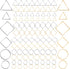 PAGOW 96Pcs Beading Hoops for Jewelry Making, Hypoallergenic Teardrop Square Round Triangular Earrings Beading Hoop Bulk for DIY Crafts Accessorie...
