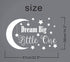 Dream Big Little One Wall Decal, Nursery Wall Decal, Nursery Decor, Nursery Wall Quote, Quote Decal, Removable Vinyl Wall Stickers For Baby Kids B...