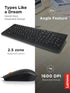 Lenovo 300 USB Combo, Full-Size Wired Keyboard & Mouse, Ergonomic, Left or Right Hand Mouse, Optical Mouse, GX30M39606, Black...