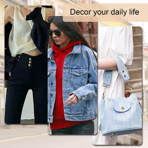 24 Pcs 17mm Jeans Button Replacement, Metal Buttons for Jeans No-Sew Nailess Removable Button for Jacket Coat, Loose Jeans, Pants DIY Sewing Repla...