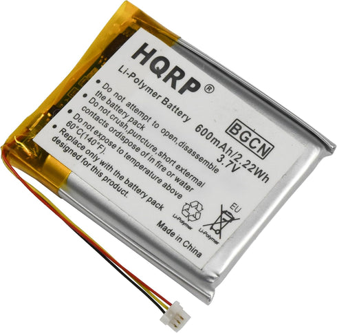 HQRP Battery Compatible with Dr. Dre Studio 2.0 Over-Ear Headphones AEC643333 Wireless Studio2 Studio-2...