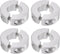 4pcs Double Split Shaft Collar for 17mm Shaft Set Screw Clamp-On Collars, 35mm OD, 12mm Width, for Stoppers, Position, Hold Timing Pulleys, Machin...
