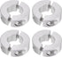 4pcs Double Split Shaft Collar for 17mm Shaft Set Screw Clamp-On Collars, 35mm OD, 12mm Width, for Stoppers, Position, Hold Timing Pulleys, Machin...