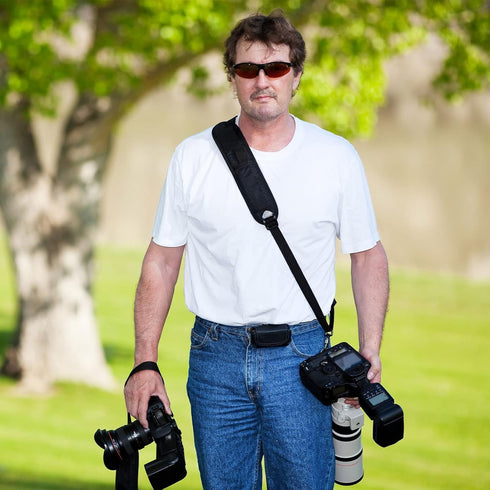 PATIKIL Camera Lens Cap Leash, 6Pcs Nylon Elastic Adhesive Cap Cover String Cord Keeper Holder for Outdoor Photography Camera Preventing Lost, Bla...