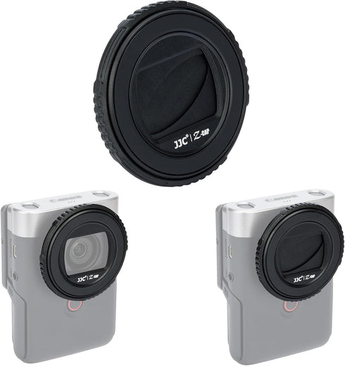 JJC V10 Lens Cap Cover, Protective Lens Cap for Canon PowerShot V10 Vlog Camera, Canon V10 Lens Protector, Rotation for Open & Close, Anti-Lost,An...