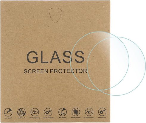 5pcs Watch Glass Screen Protectors 31mm Violet Tempered Glass High AL Anti-Glare 9H Hardness 2.5D Anti-Scratch Anti-Explosion Smartwatch Screen Pr...