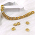 200Pcs Rondelle Spacer Beads Bright Silver Crystal Rondelle Spacer Beads for Jewelry Making (8mm Gold Plated)...