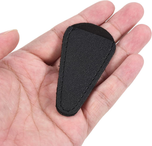 PATIKIL 2.9"x1.5" PU Leather Scissors Sheath, 6 Pack Scissors Cover Protector Portable Collect Bags for Eyebrow Trimming Beauty Tool Protection, B...