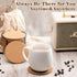 Cork Coasters, Coasters Set of 16pc with Round Edge, Waterproof Drink Coasters for Wine Glasses & Mugs, Thick Plain and Heat-Resistant Coasters fo...