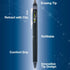 Pilot, FriXion Synergy Clicker Erasable, Refillable, Retractable Gel Ink Pens, Extra Fine Point 0.5 mm, Pack of 8, Black...